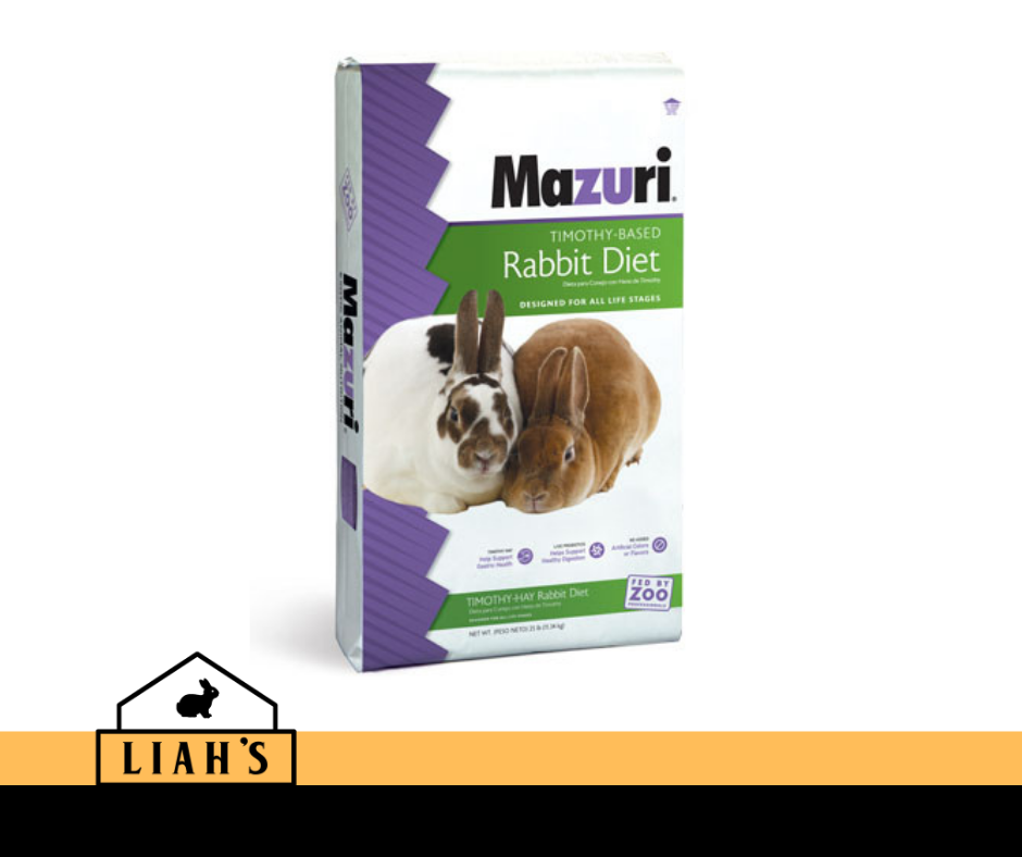 mazuri timothy based rabbit food