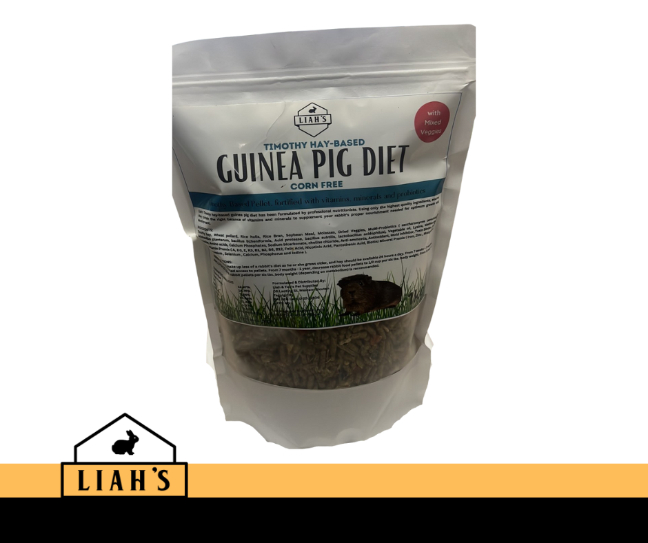 Visual Reference: Timothy Hay Based Guinea Pig Diet